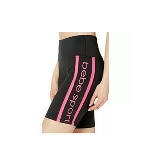 Bebe Sport Pink Athletic Compression Biker Shorts Size 3X